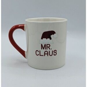 Target‎ Threshold Stoneware Mr. Claus Christmas Holiday Coffee Tea Mug NEW
